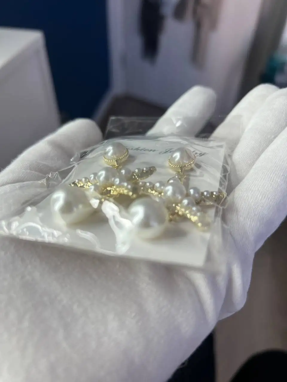 Серьги бижутерия юбилейная 10 - Бижутерия (Барахолка) в Мытищи