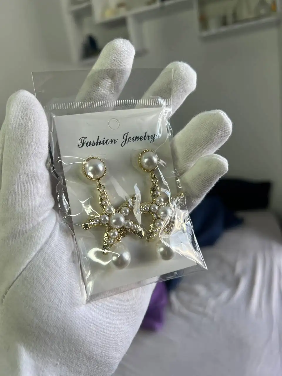 Серьги бижутерия юбилейная 10 - Бижутерия (Барахолка) в Мытищи