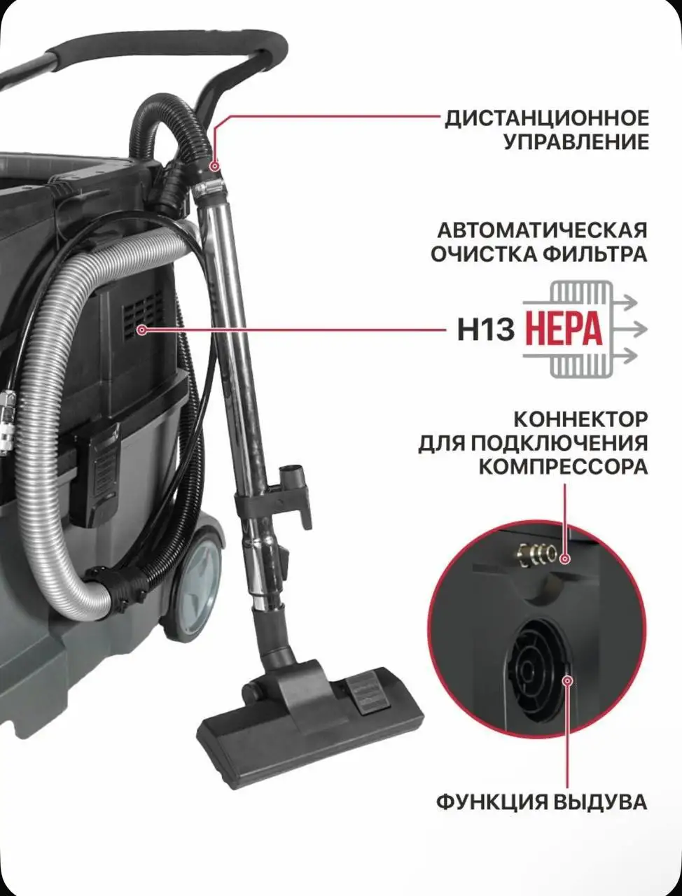 Пылесос строительный P.I.T. Ultra PVC40-C - Строительные пылесосы (Для дома и дачи) в Мытищи