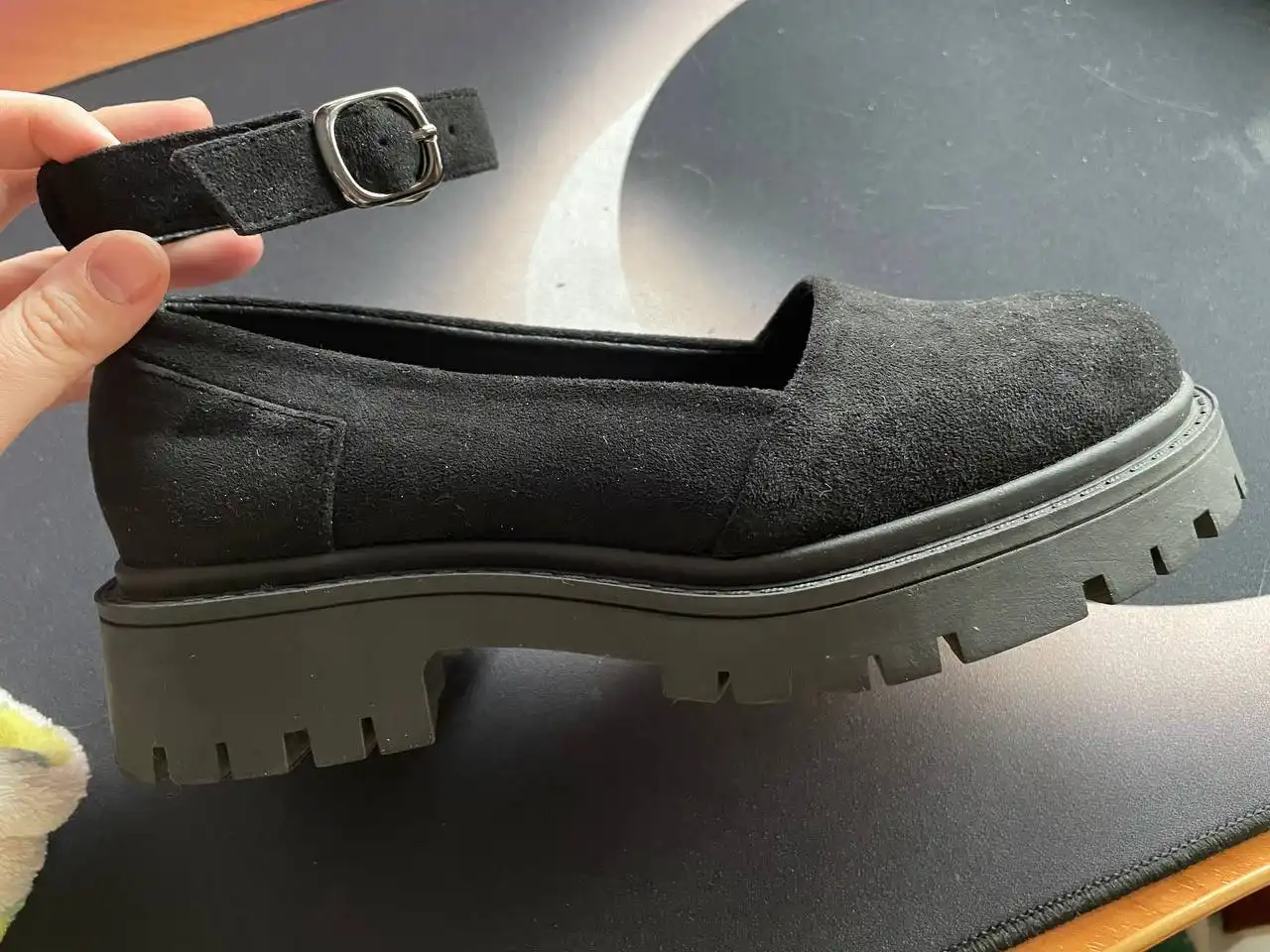 Женские лоферы 34 размера из искусственной замши - Обувь (Одежда) в Чита