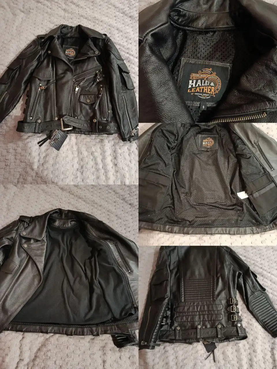 Мотокуртка натуральная кожа черная размер 46 - Мотоодежда (Одежда) в Чита
