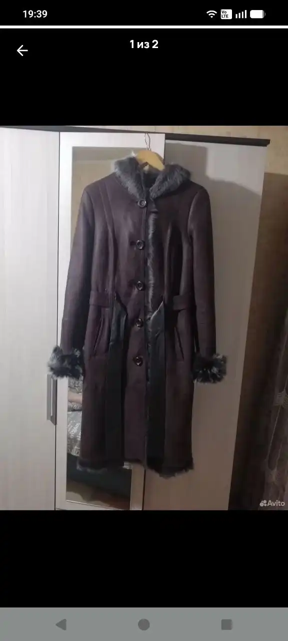 Продам дублёнку натуральную в отличном состоянии 42-44р - Верхняя одежда (Одежда) в Неизвестно