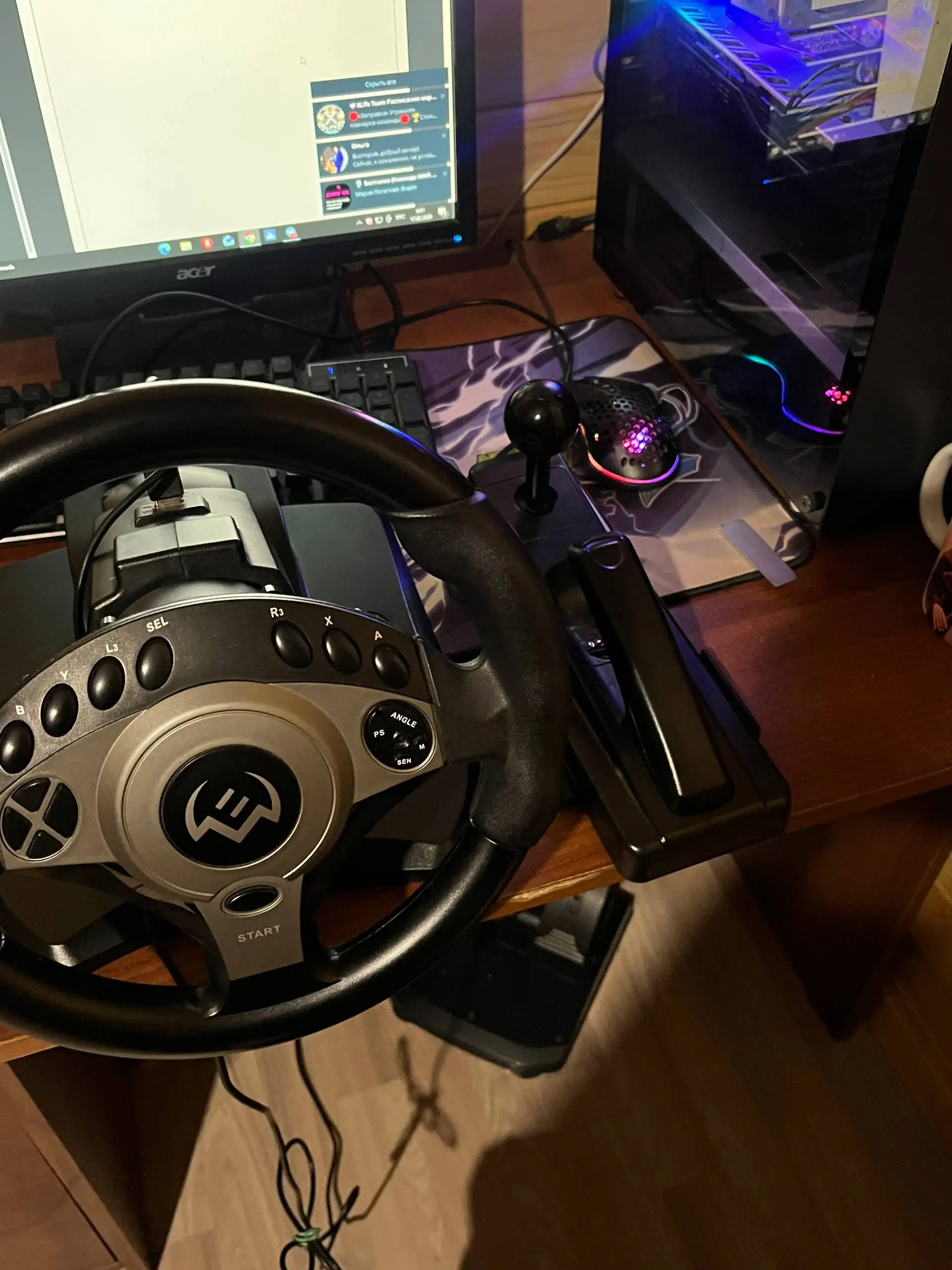 Руль SWEN GS-W750 900 градусов - Геймпад/Руль (Электроника) в Чита