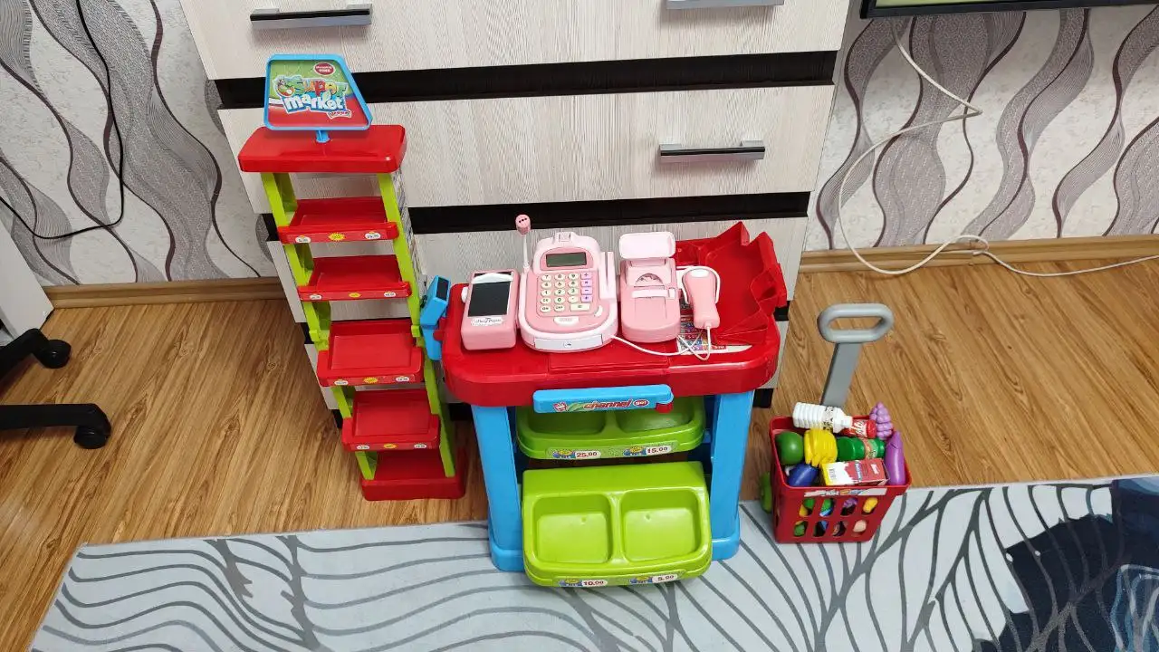 Детский игрушечный магазин с кассой - Игрушки (Барахолка) в Чита