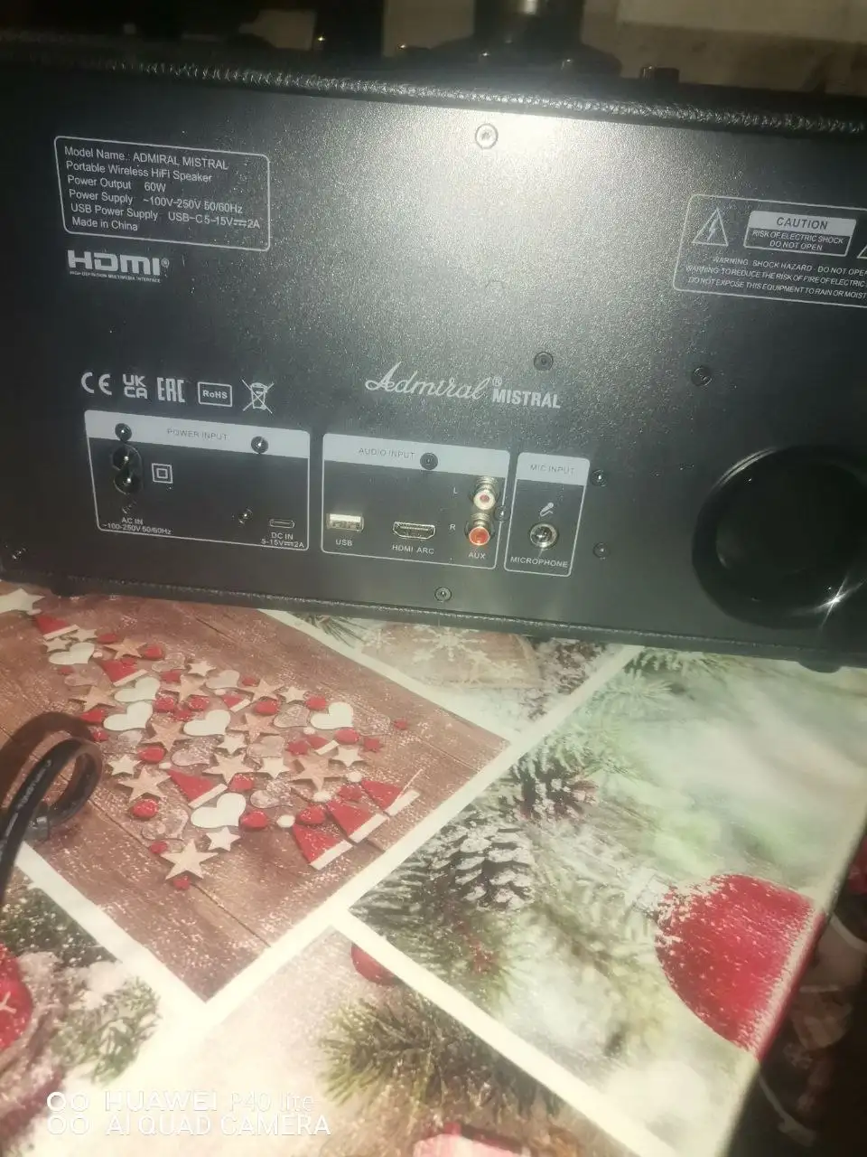 Продам беспроводную колонку Адмирал с аксессуарами - Аудиотехника (Электроника) в Чита