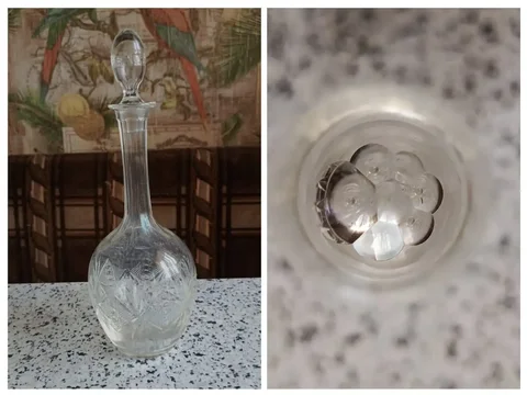 Графин с алмазной резкой и скошенной пробкой - Женская одежда в Новосибирск