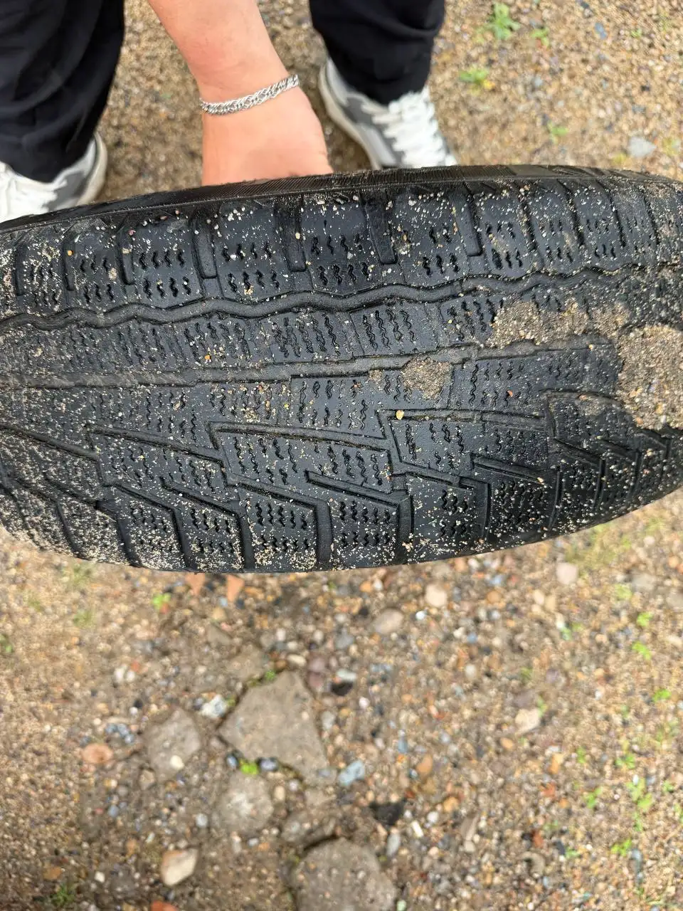 Продам литые диски с зимней резиной R14/195/70, 4x100 - Диски и шины (Запчасти) в Чита