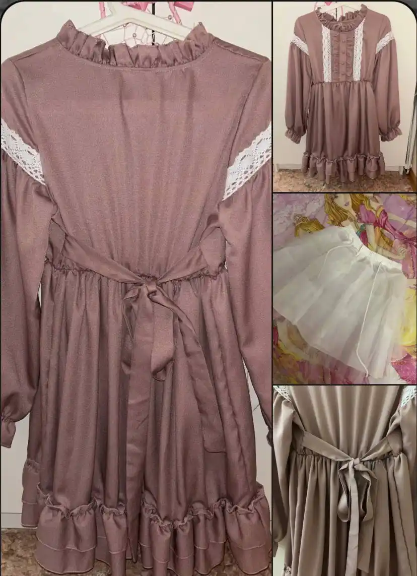 Платье с крахмальным подъюбником в стиле лолиты - Одежда в Казань