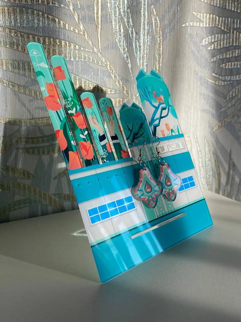 Подставка для украшений + сережки от СИБУР