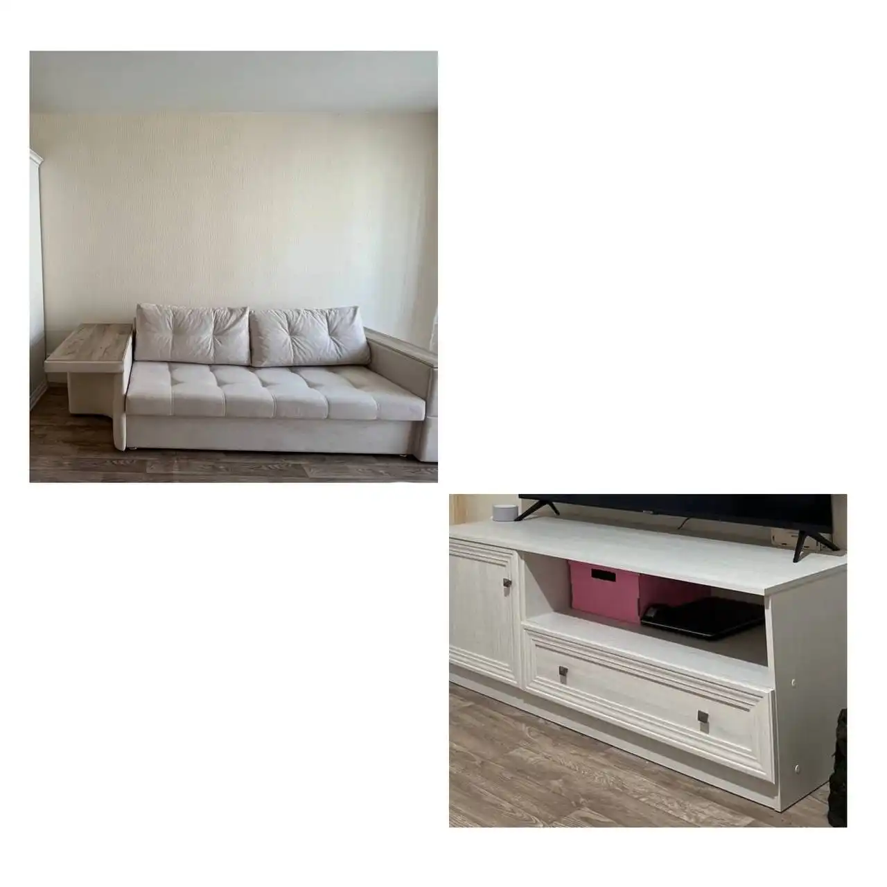 Продажа мебели: тумба под телевизор и диван