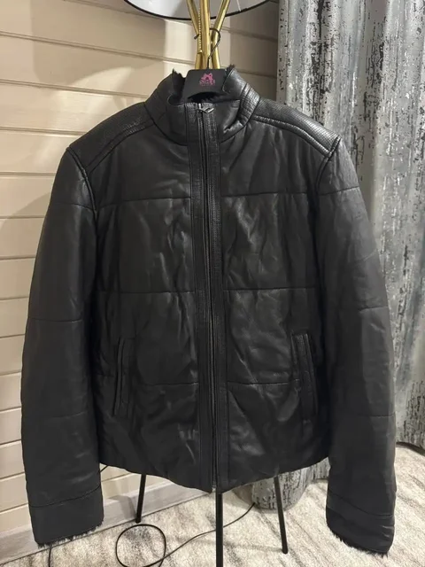 Продажа мужской кожаной теплой куртки - частное объявление в Казань