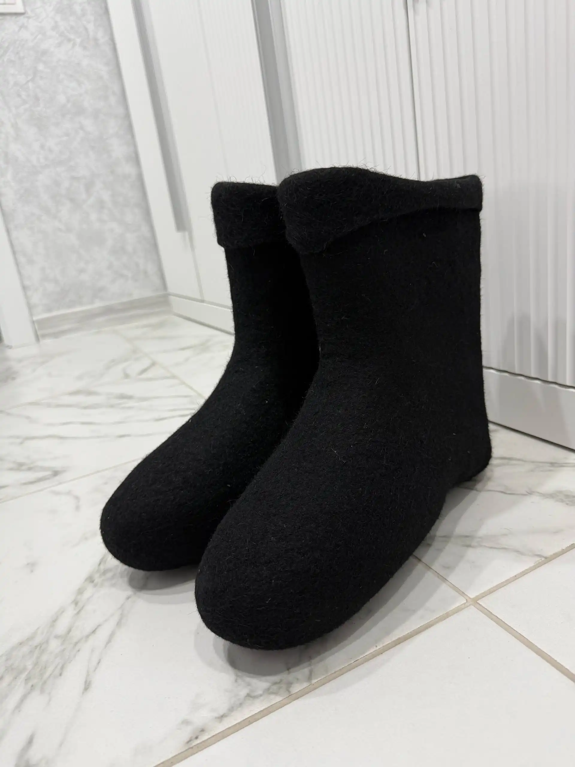 Новые мужские короткие валенки ручной работы 42 размер