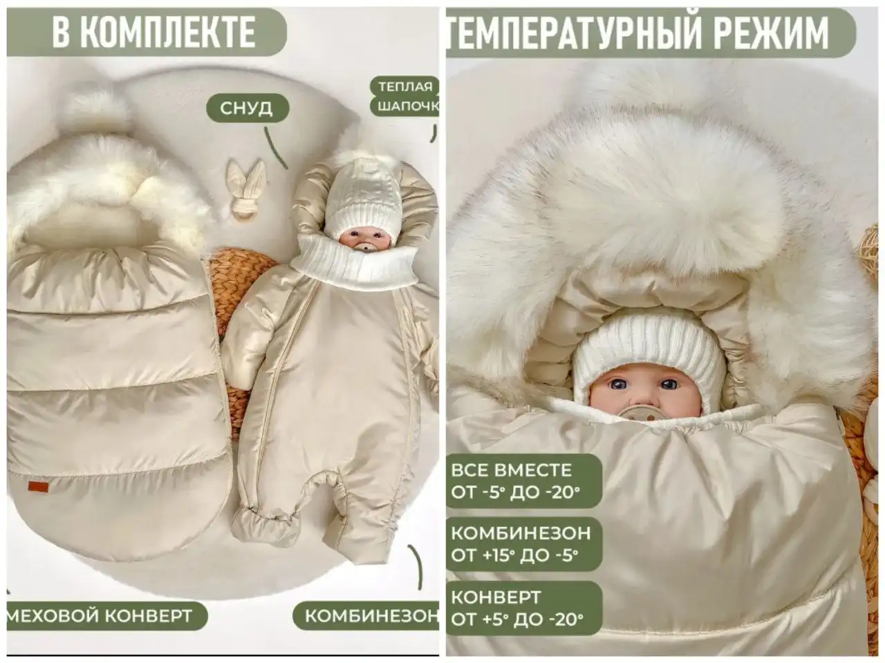 Комплект одежды на выписку размер 56