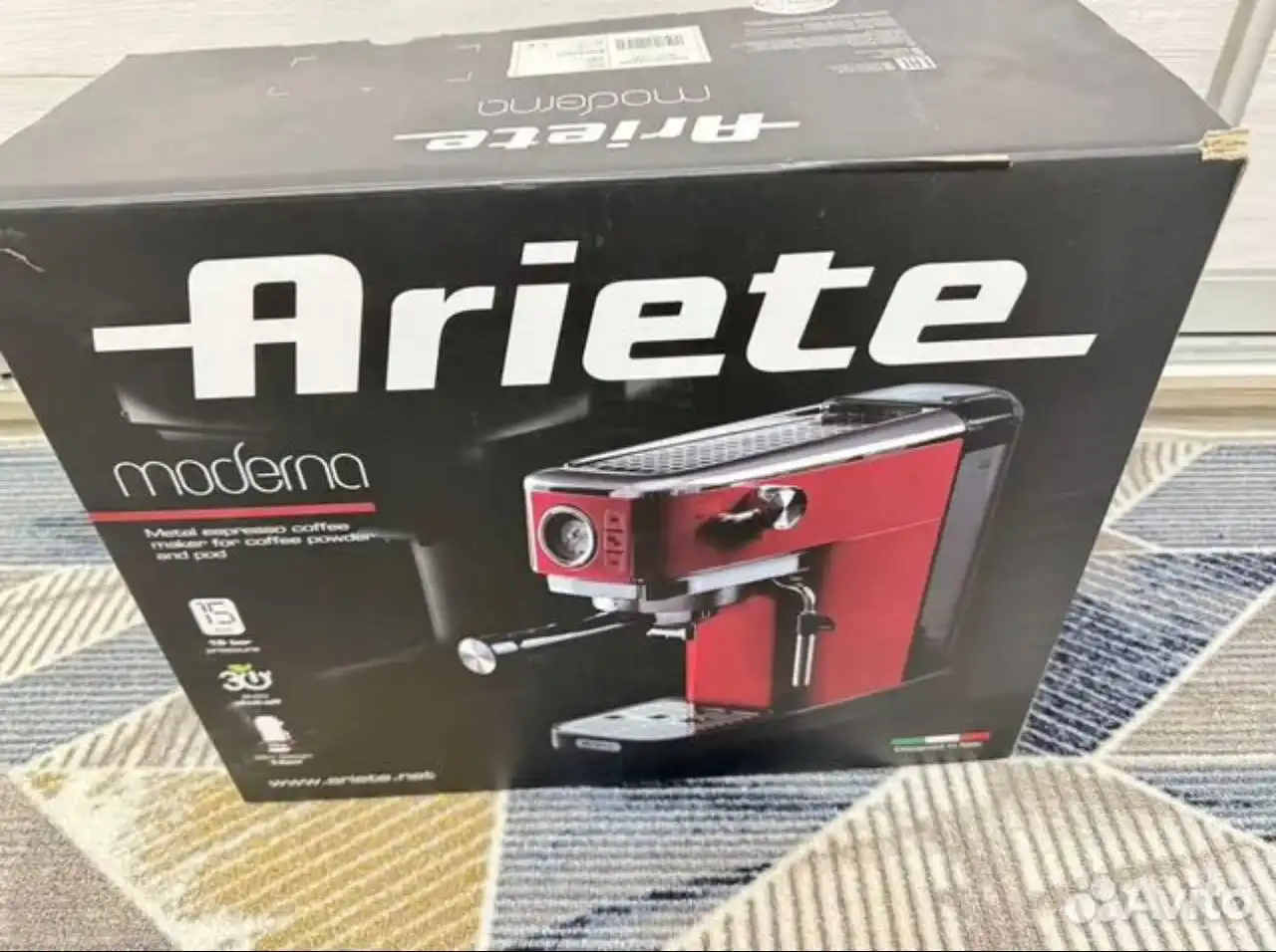 Кофемашина Ariete Moderna 1381 рожковая почти новая