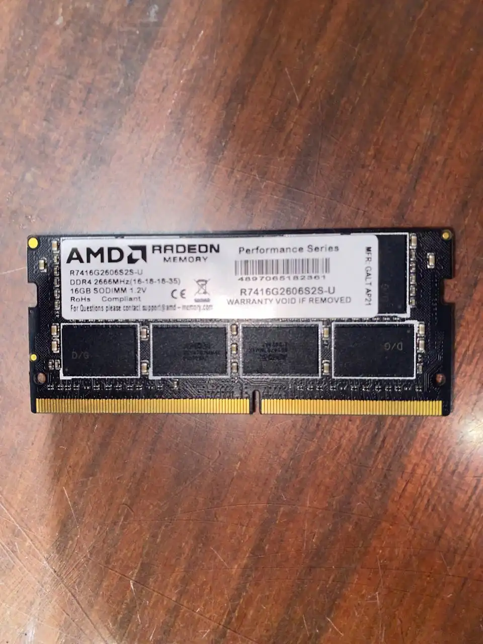 Продажа оперативной памяти AMD Radeon R7 DDR4 16ГБ для ноутбуков