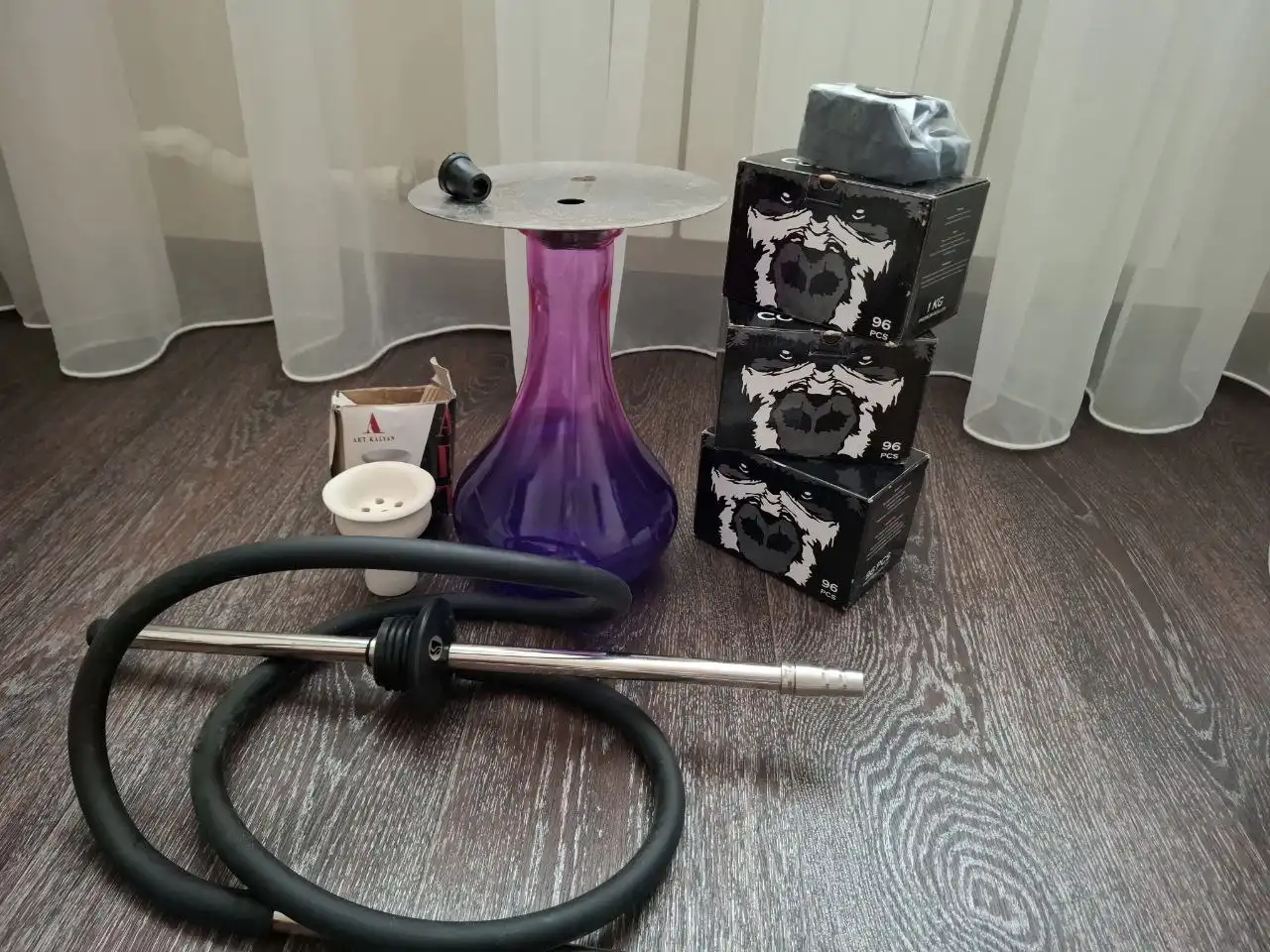 Продам кальян с углем