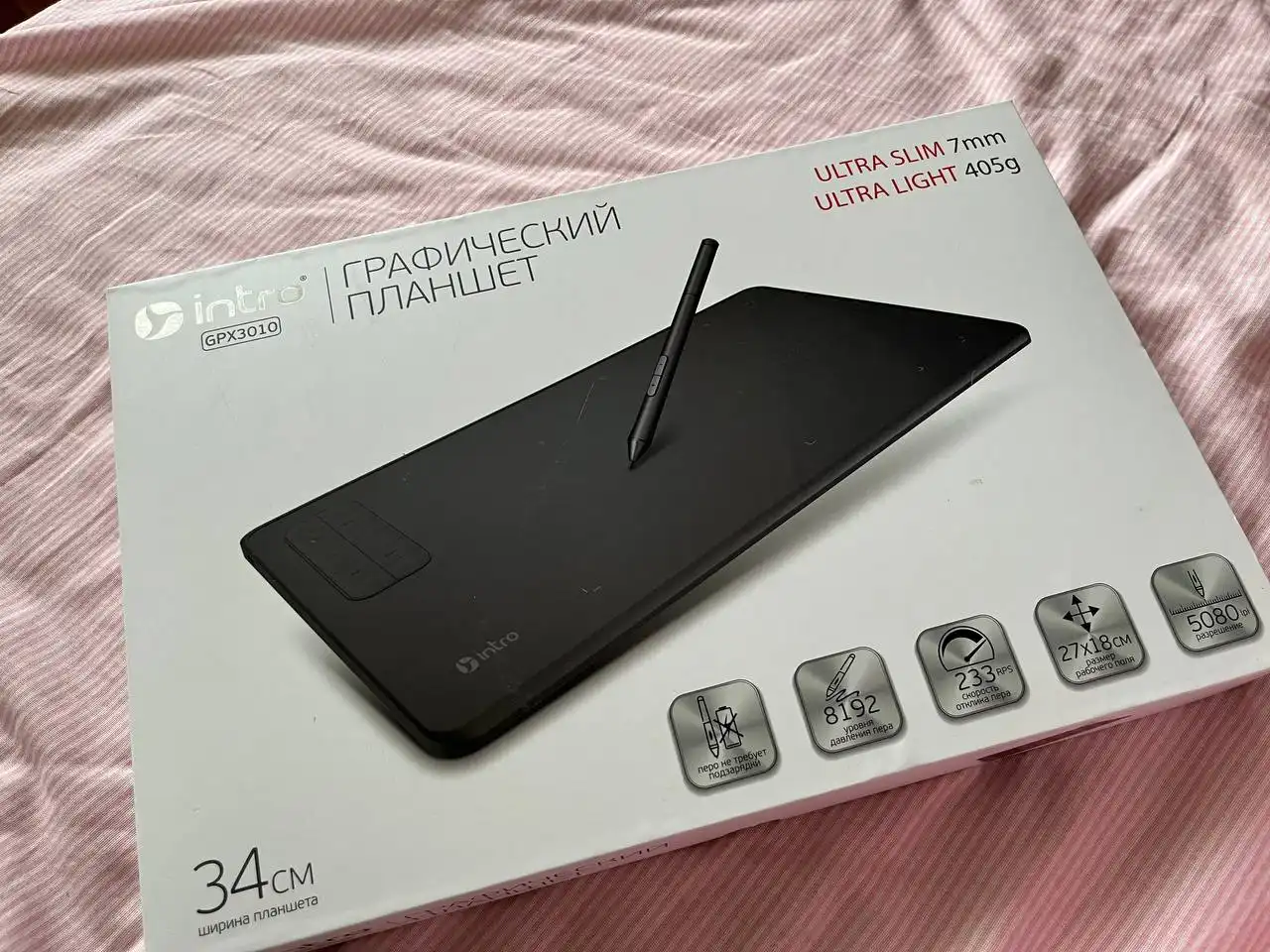 Графический планшет INTRO GPX3010 - Планшеты графические (Электроника) в Казань