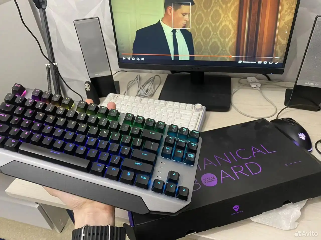 Механическая клавиатура Machenike K7 - Компьютерная периферия (Электроника) в Казань