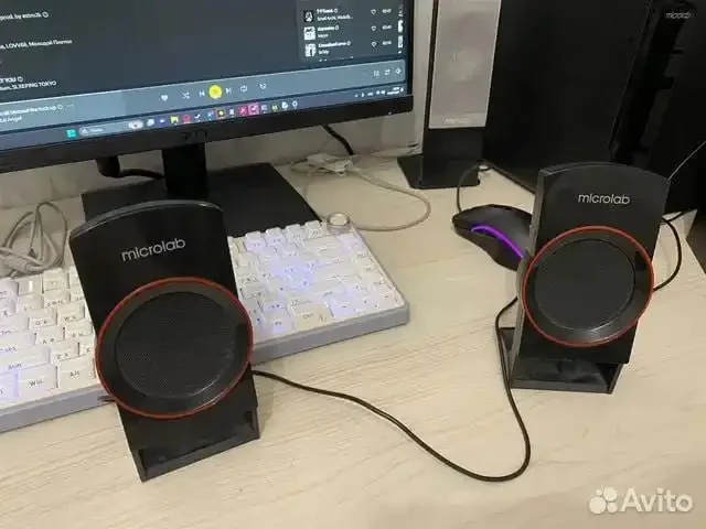 Колонки Microlab m-111 2.1 - Компьютеры и комплектующие в Казань