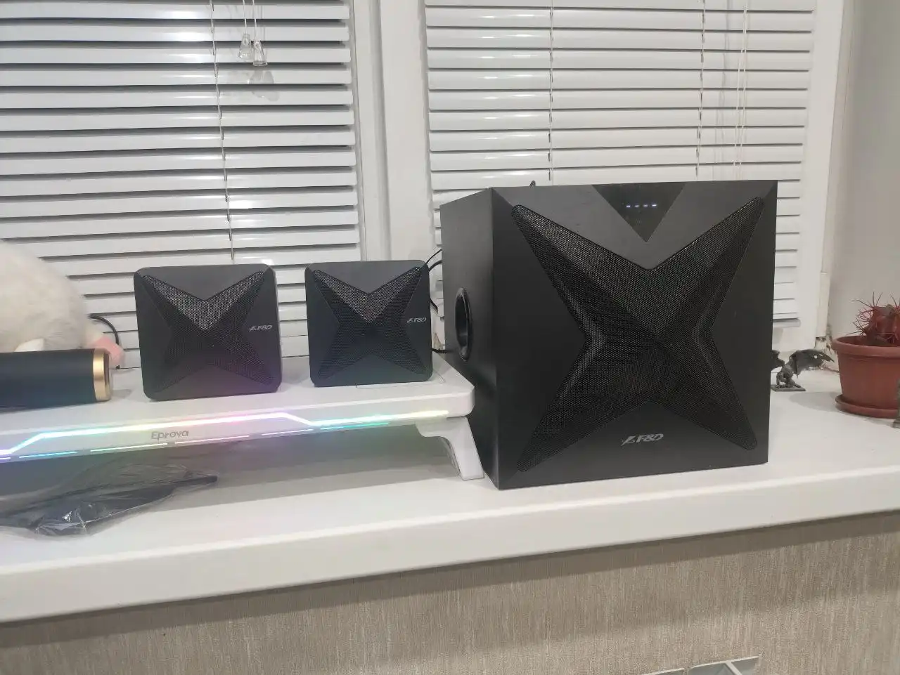 Fenda F550X колонки 2.1 - Аудиотехника (Электроника) в Казань