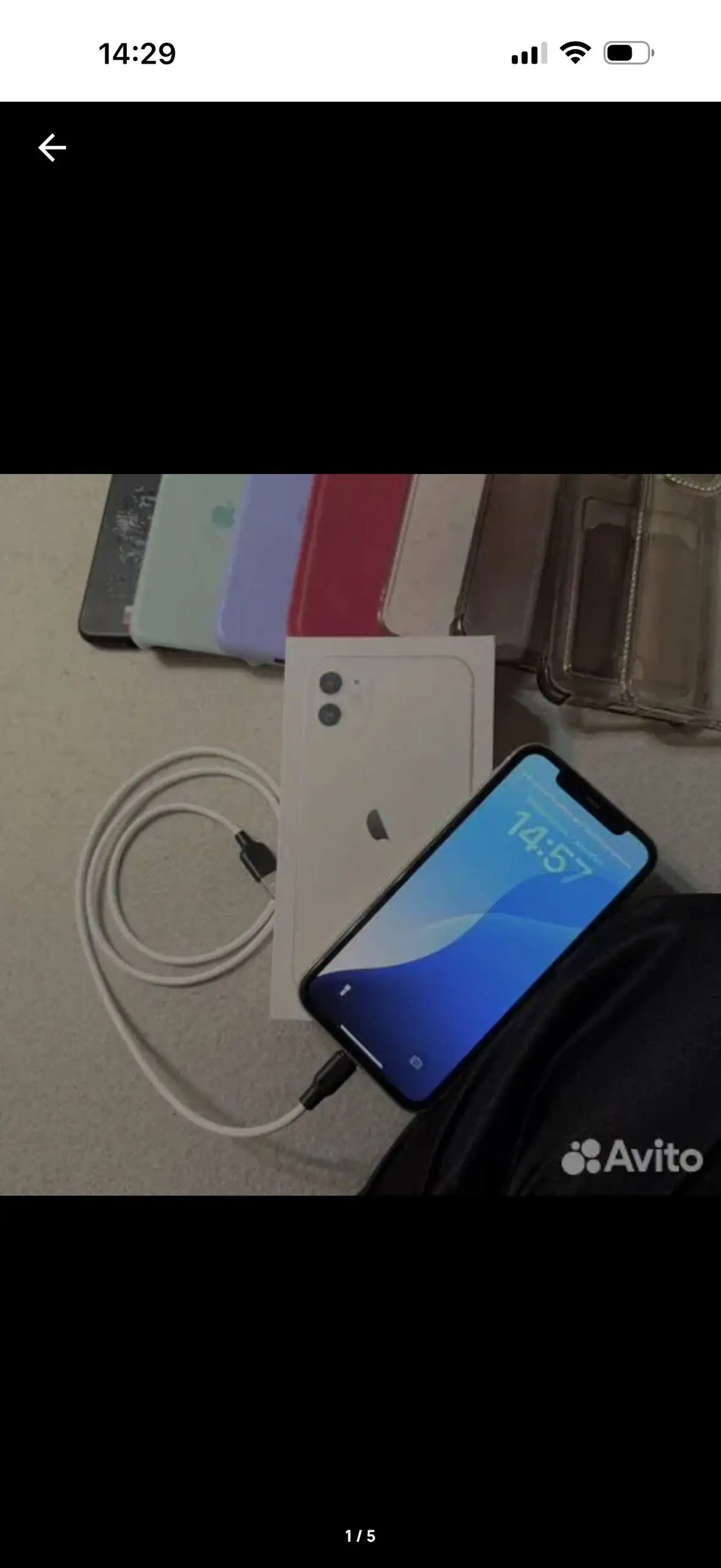 iPhone 11 64 ГБ с аккумулятором 76% - Смартфоны (Электроника) в Казань