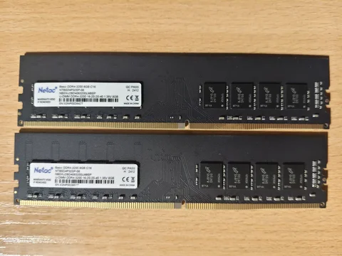 Продам оперативную память Netac 8гбх2 DDR4 3200гц - частное объявление в Казань