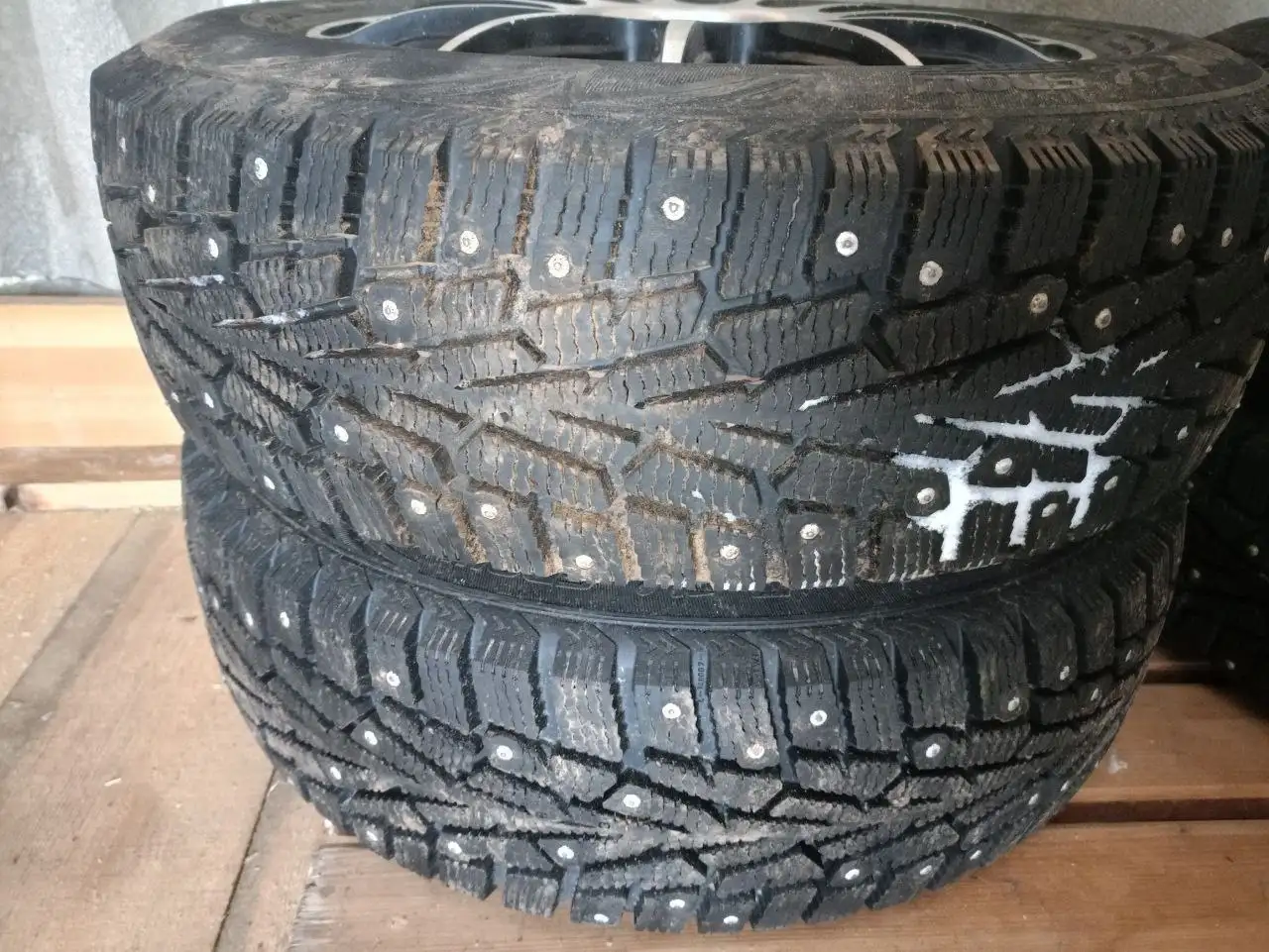 Продажа зимней резины Cordiant Snow Cross с литыми дисками - Шины и диски (Авто) в Казань