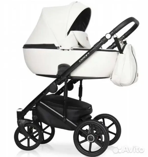 Коляска 2 в 1 Riko Basic Ozon Eco (Рико басик Озон экко) молочного цвета - Одежда и обувь в Казань