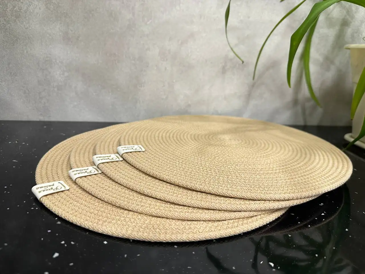 Набор для сервировки стола из хлопкового шнура - Посуда и сервировка (Для дома и дачи) в Казань