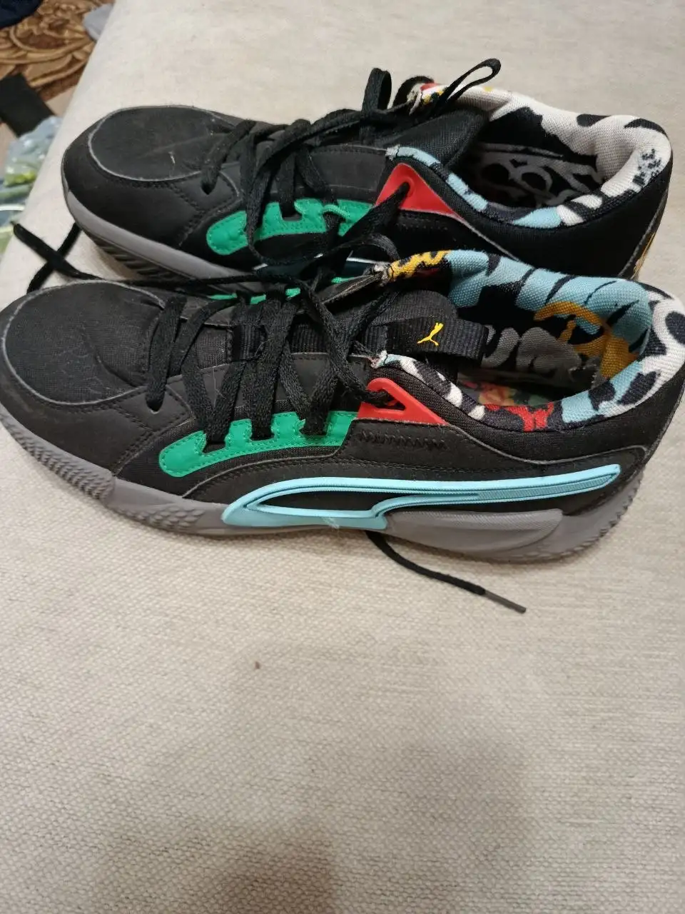 Продажа баскетбольных кроссовок Puma Court Rider Chaos Block Party 44 размера - Обувь (Одежда) в Казань