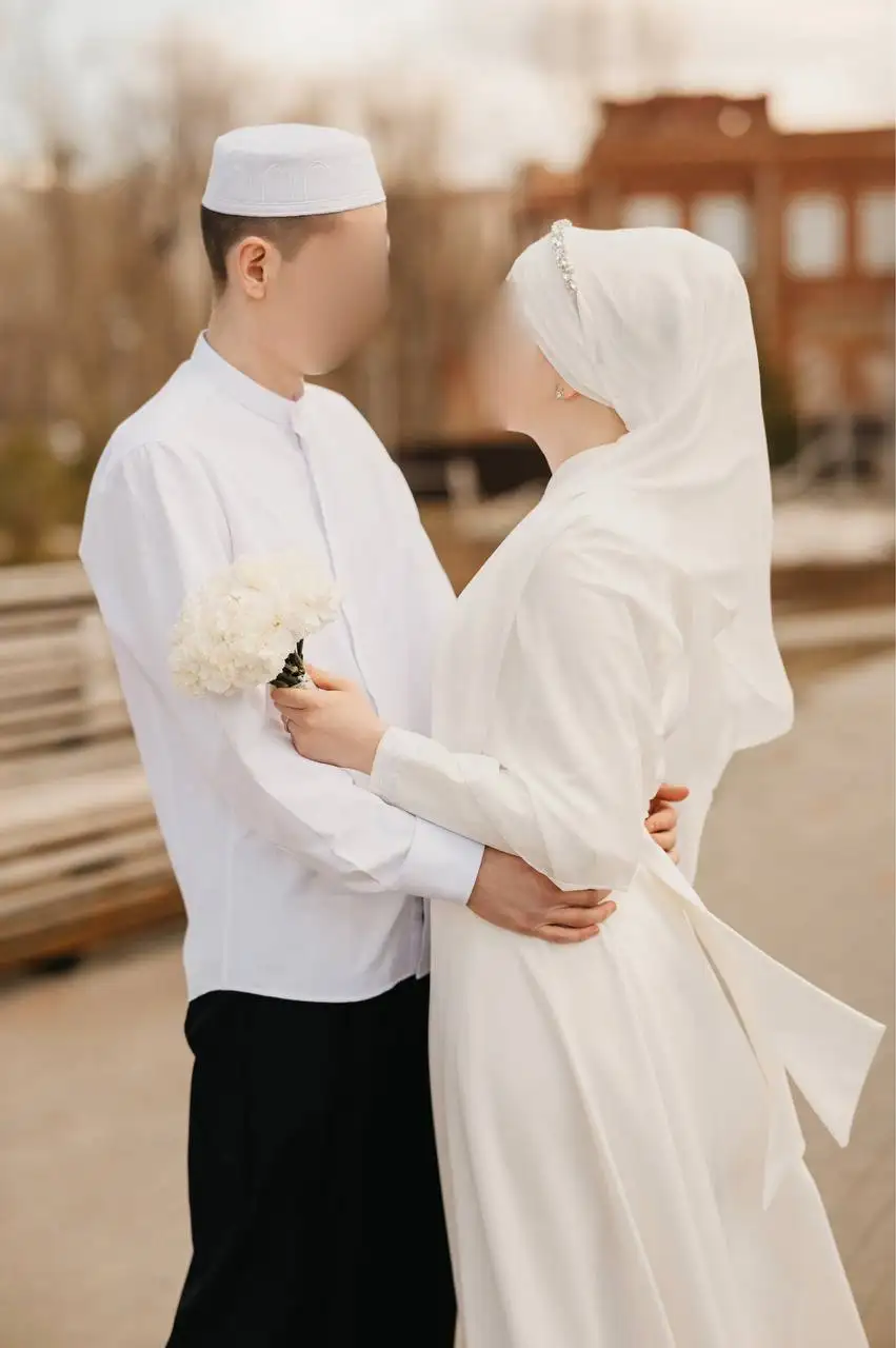 Платье для никаха с украшениями - Свадебная одежда (Одежда) в Казань