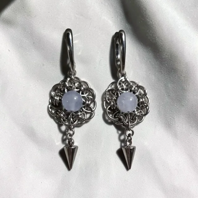 Сережки из нержавеющей стали и брошь - Автомасла в Казань