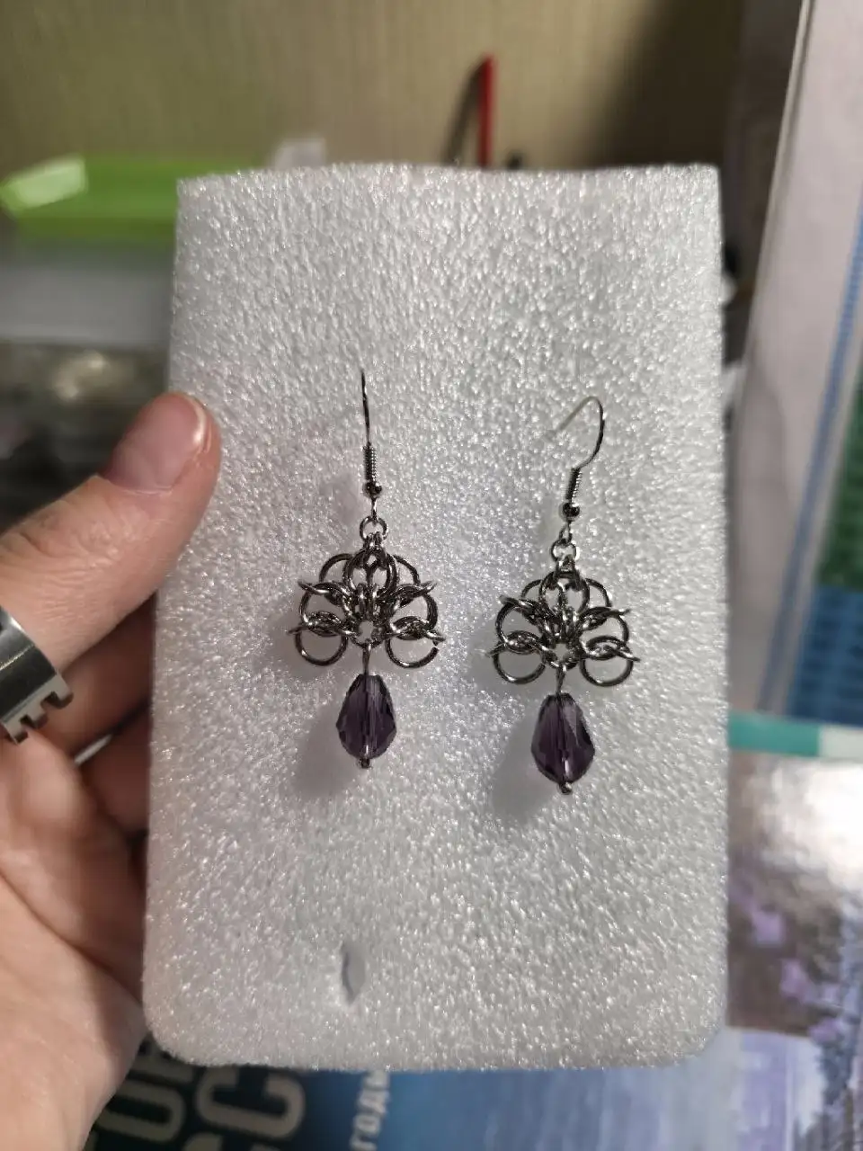 Сережки с каплей - Бижутерия (Барахолка) в Казань