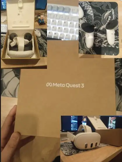 Продажа VR очков Meta Quest 3 белый с играми и проводом - VR очки (Электроника) в Казань