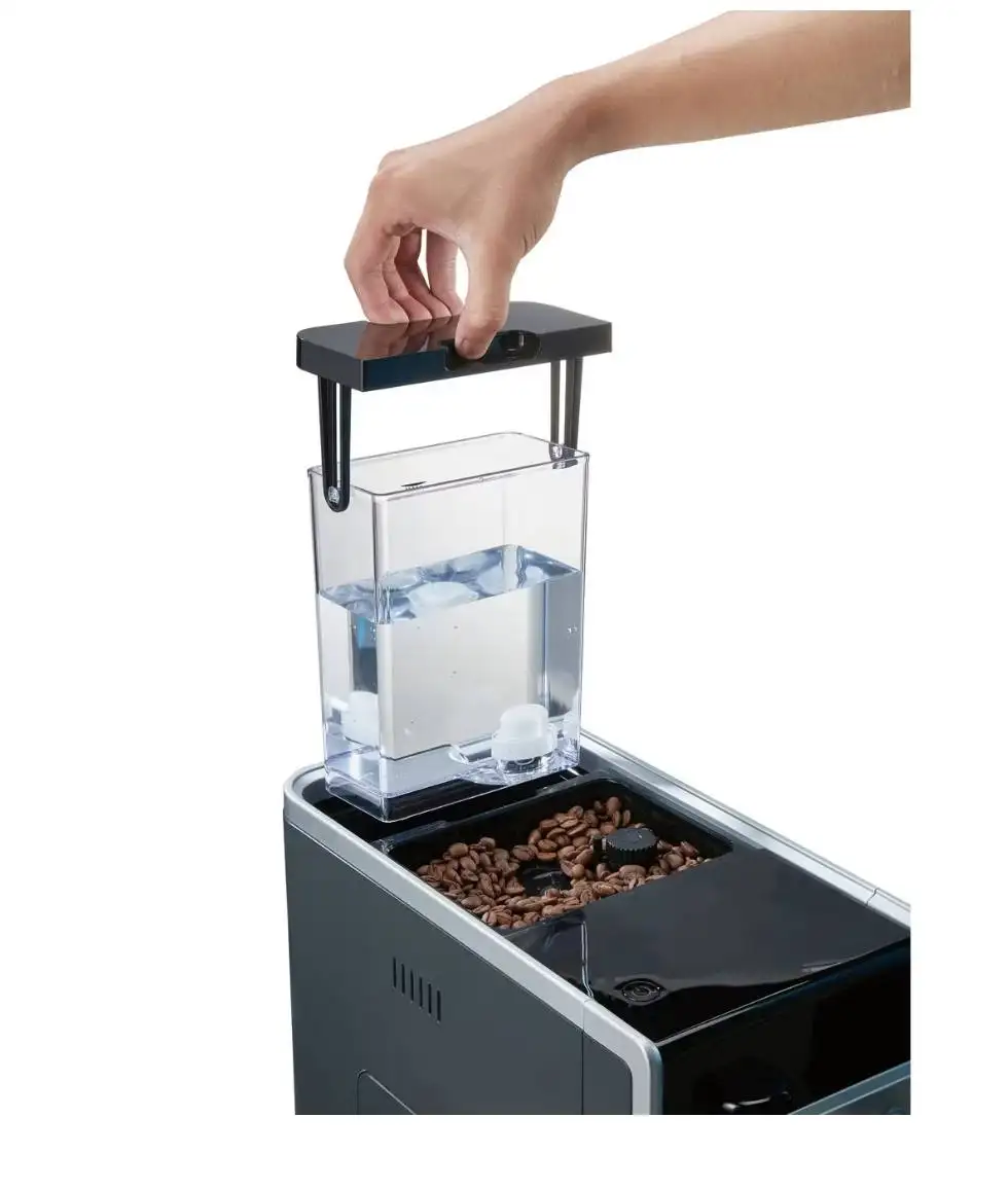 Кофемашина Carrera CRC657 серая автоматическая с вспенивателем молока - Кофемашины (Электроника) в Казань