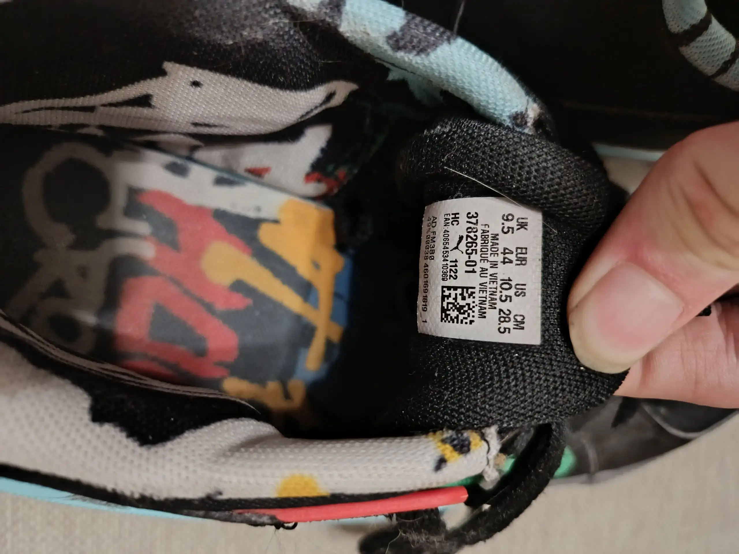 Оригинальные кроссовки Puma Court Rider Chaos Block Party 44 размера - Обувь (Одежда) в Казань