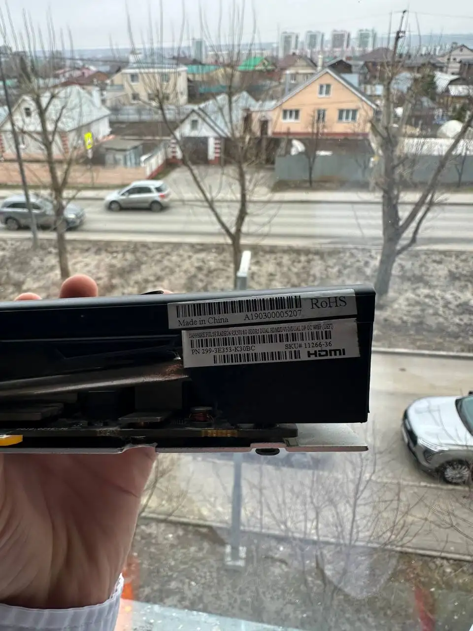 Продам видеокарту RX580 Sapphire - Компьютерные комплектующие (Электроника) в Казань