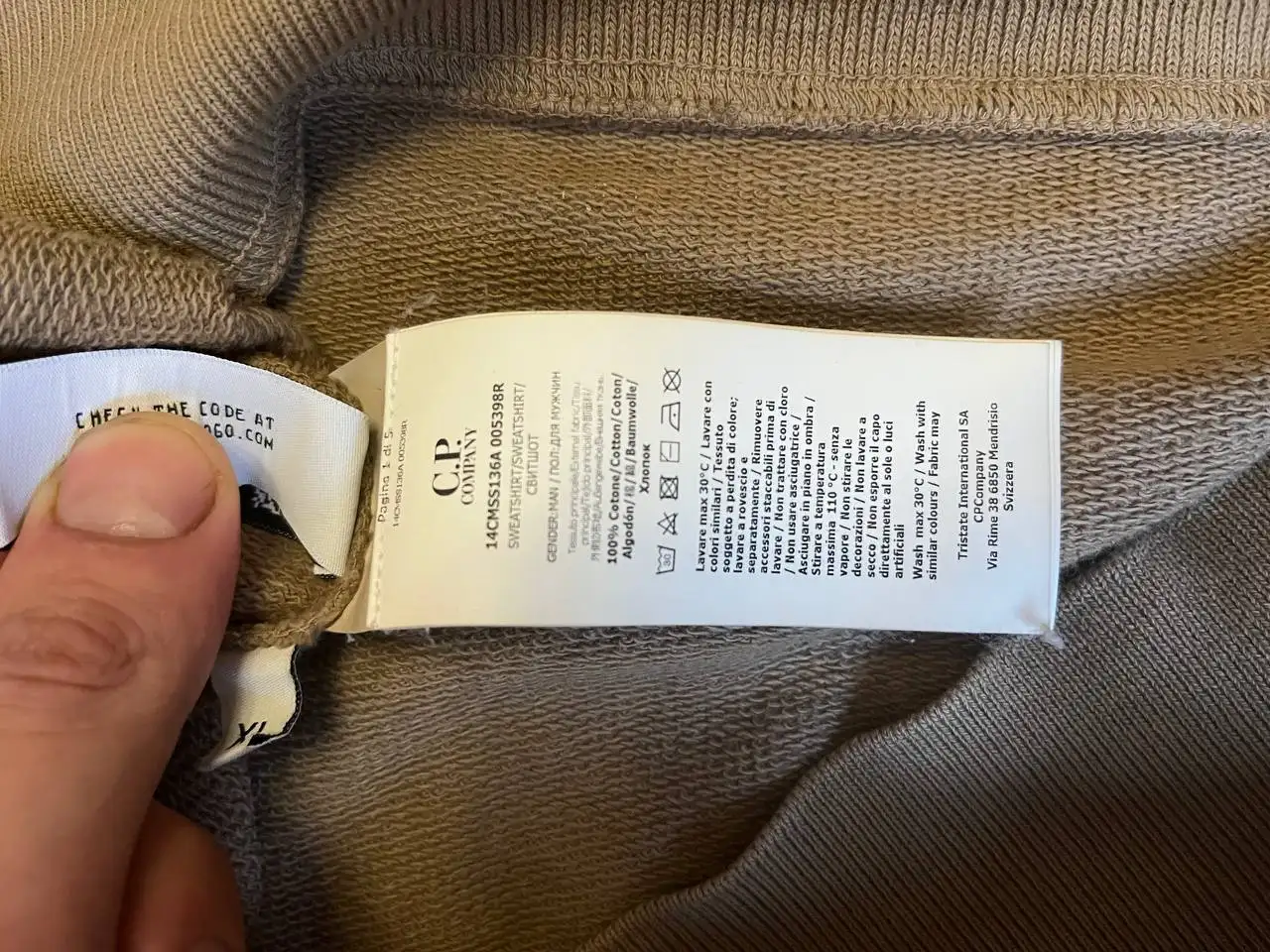 Толстовка C.P. Company XL - Толстовки (Одежда) в Казань