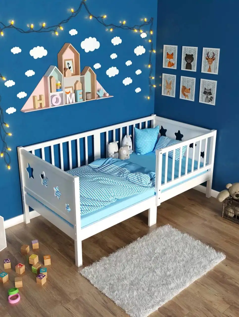 Детская кроватка из массива березы 160х80 см - Детская мебель (Товары для детей) в Казань