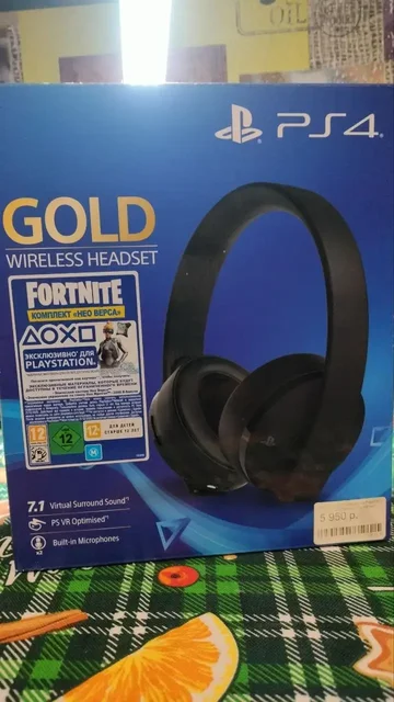 Наушники Sony Gold Playstation - Электротранспорт в Казань