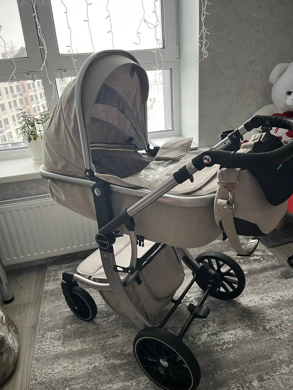 Коляска-трансформер Luxmom 2 в 1 зима-лето - Коляски (Товары для детей) в Казань