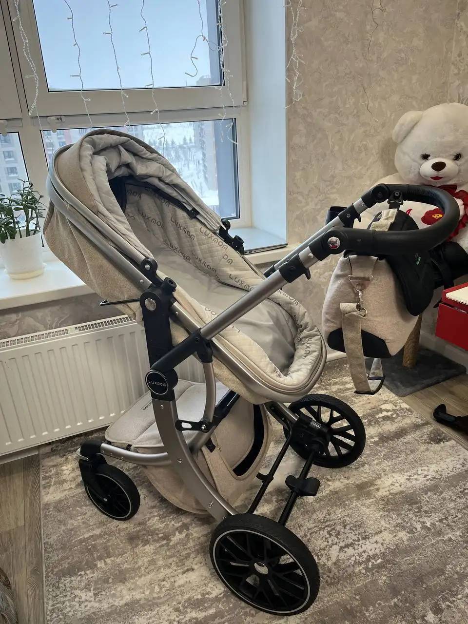 Коляска-трансформер Luxmom 2 в 1 зима-лето - Коляски (Товары для детей) в Казань