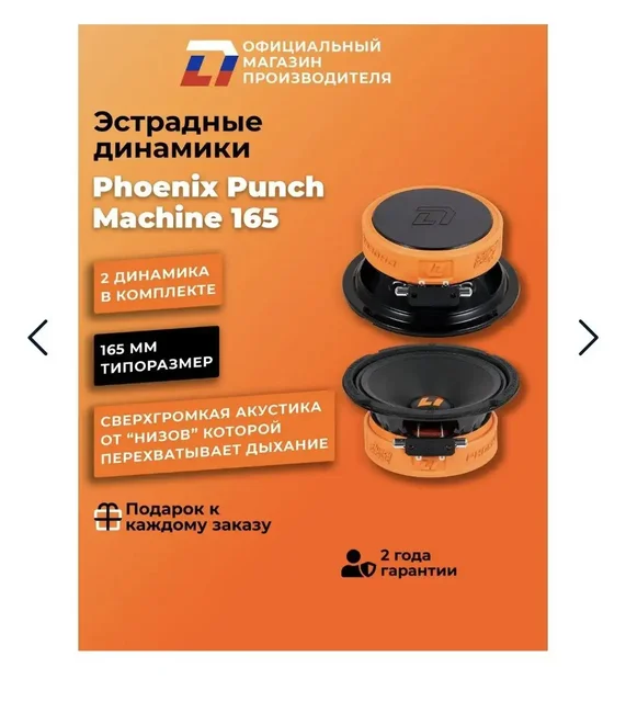 Динамики автомобильные 16 см DL Audio Phoenix Punch Machine 165 - ВАЗ (Lada) 2107 в Казань