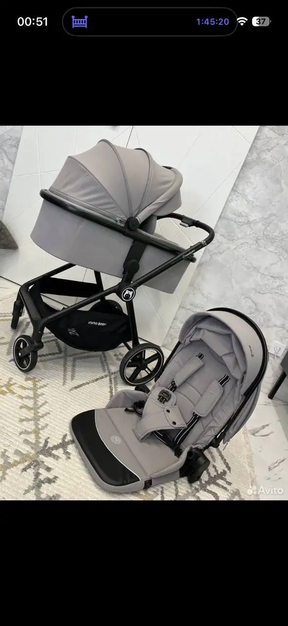 Детская коляска Ining Baby Z1-X PRO 2в1 - Коляски (Товары для детей) в Казань