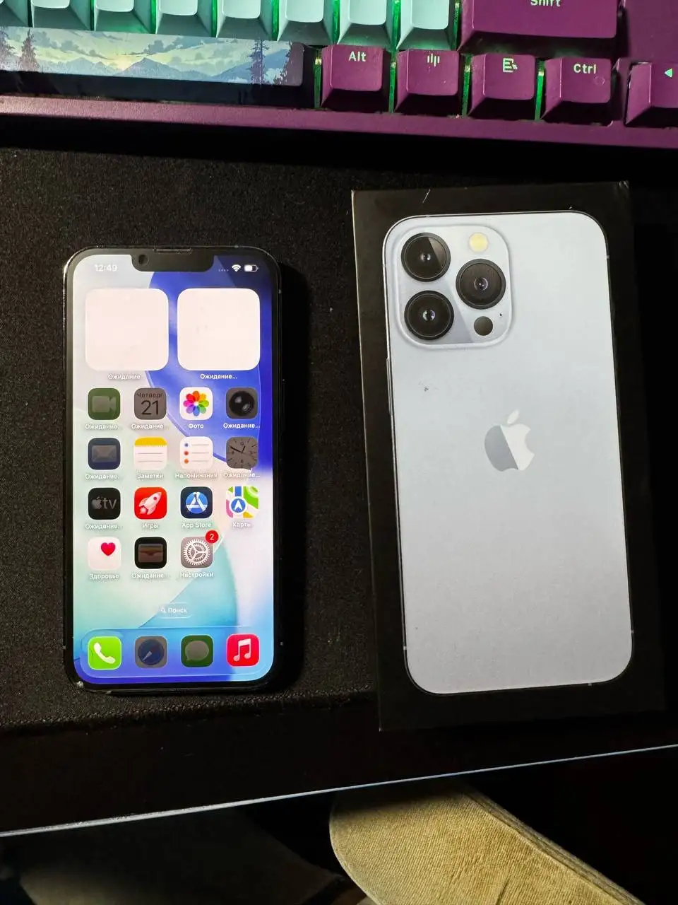 iPhone 13 Pro 256 GB с неработающей камерой - Смартфоны и гаджеты (Электроника) в Казань