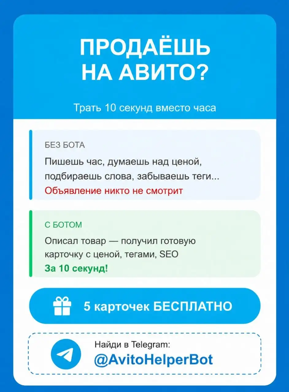 Сервис по созданию объявлений на Авито - Услуги в Казань