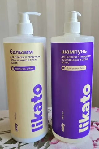 Ликато шампунь и бальзам с протеинами шелка - Средства для лица в Казань