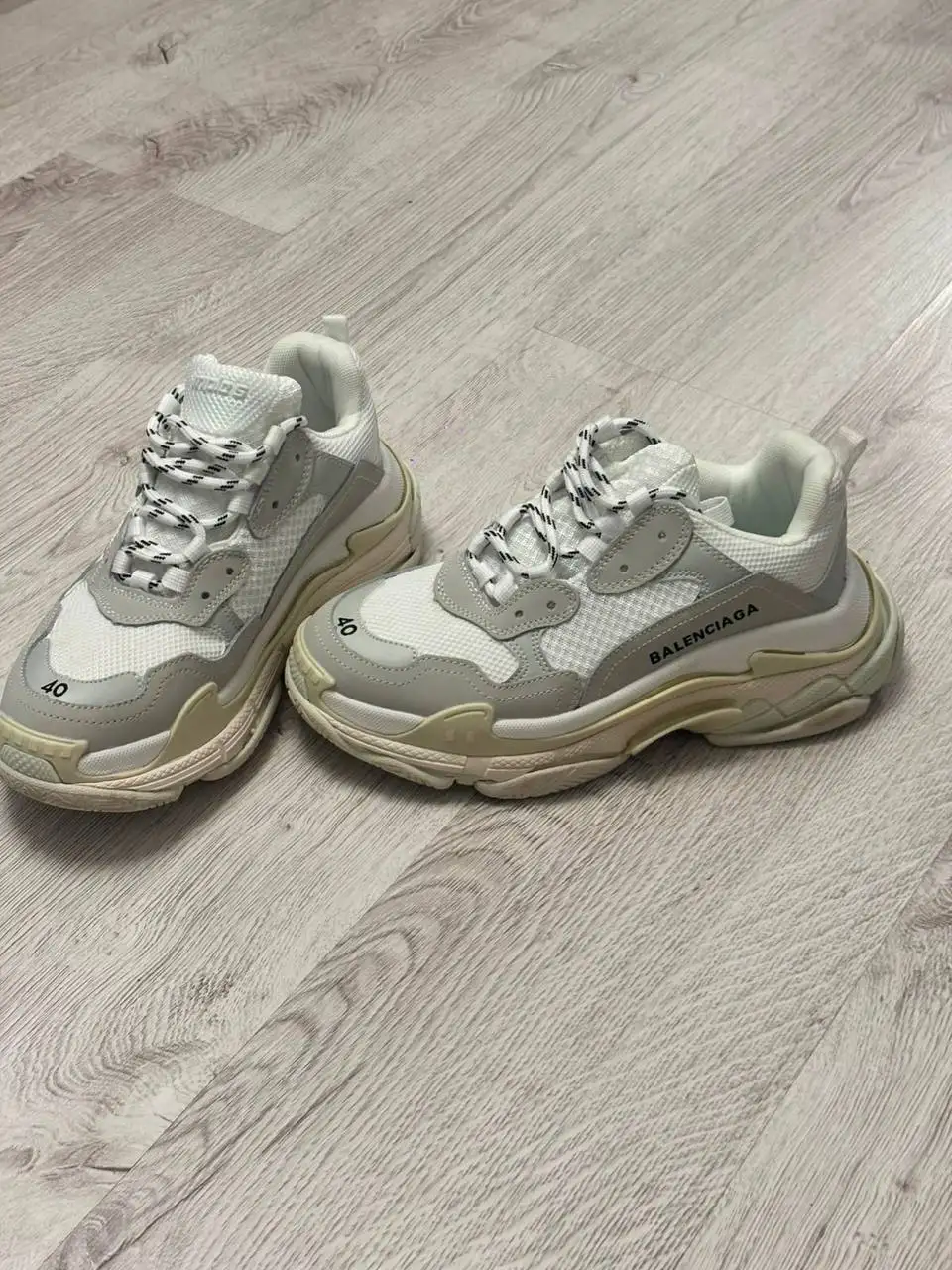Кроссовки Balenciaga Triple S White новые - Обувь (Одежда) в Казань