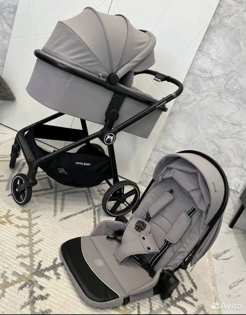 Коляска Ining Baby Z1-X PRO 2в1 - Коляски (Товары для детей) в Казань