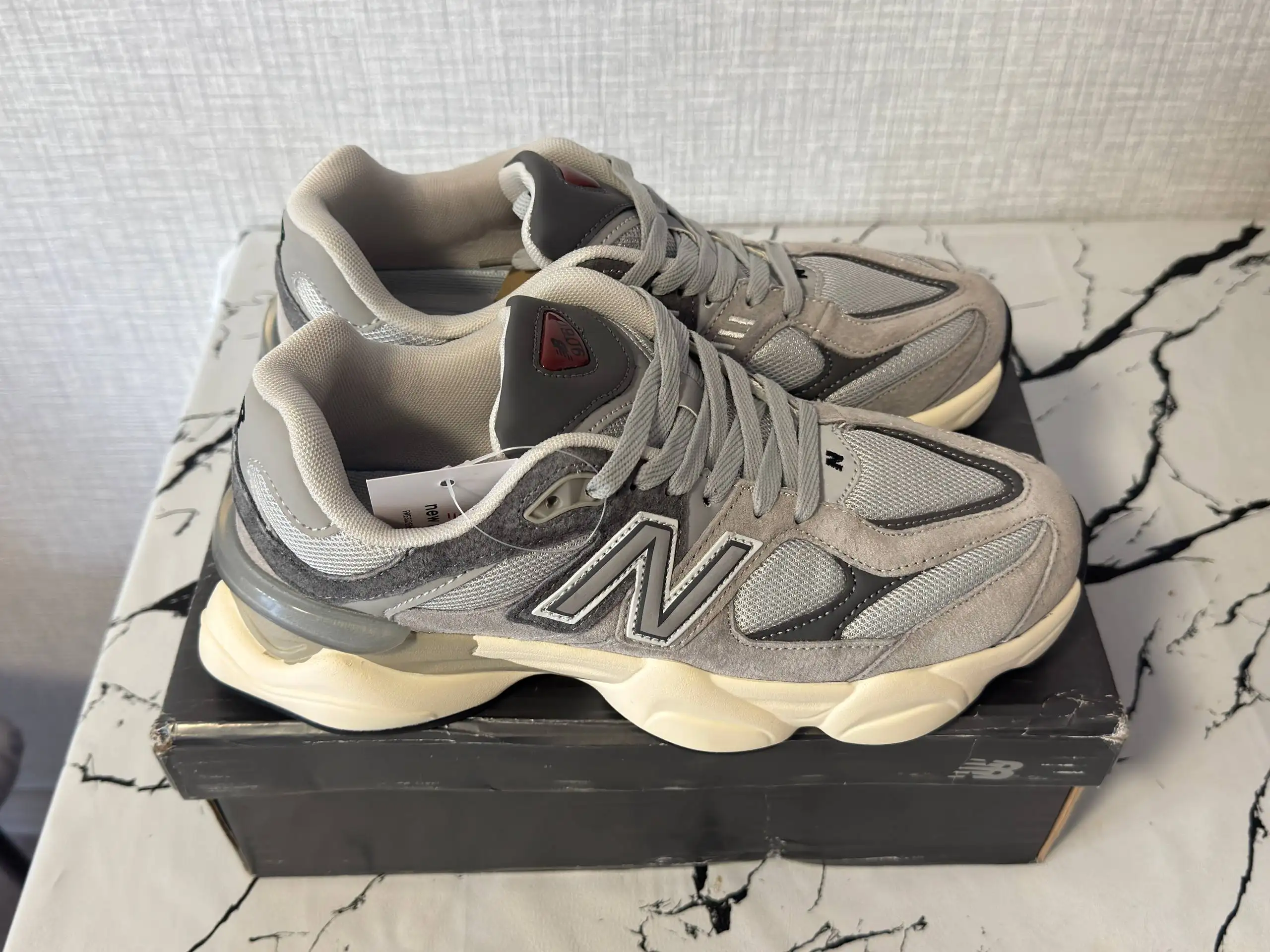 New Balance 9060 "Rain Cloud" (Серые) - Обувь (Одежда) в Казань